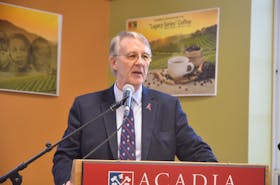 Acadia University President Dr. Peter Ricketts. - Kirk Starratt
