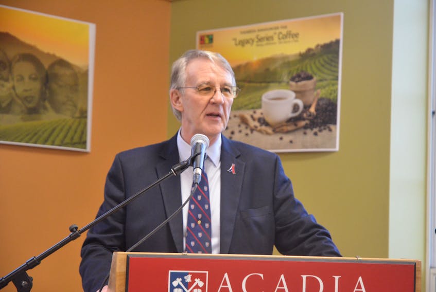 Acadia University President Dr. Peter Ricketts. - Kirk Starratt