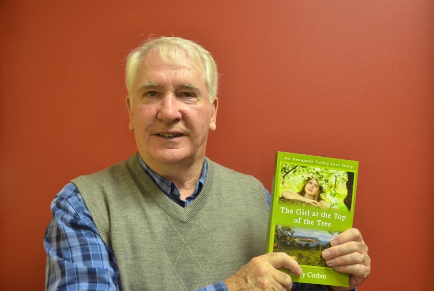 Berwick author Barry Corbin is launching his first novel, The Girl at the Top of the Tree, a work of fiction that weaves a love story while drawing on the history and evolution of the family apple farm.
