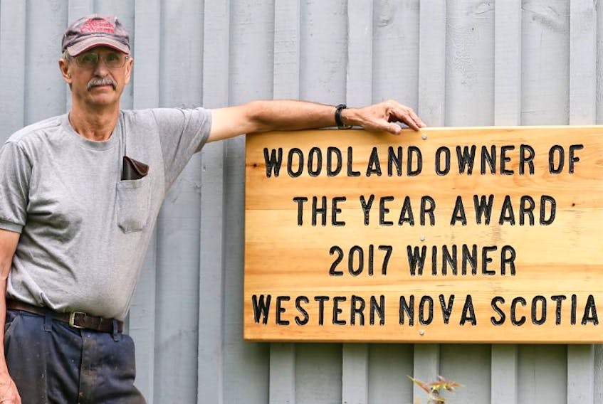 David Bent of South Williamston has been named the 2017 Nova Scotia Western Region Woodlot Owner of the Year.
