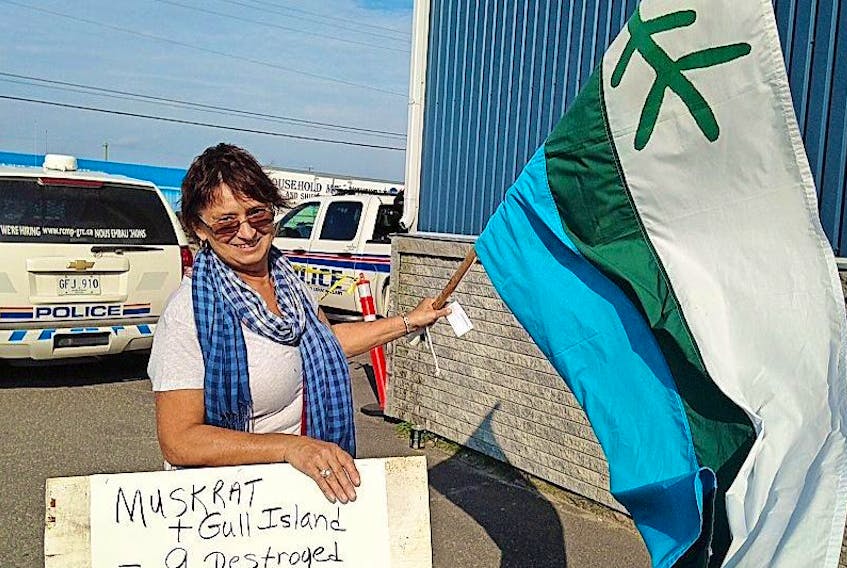 Roberta Benefiel feels Labradorians need to stand up more for what they believe in when it comes to resource development in their own backyard. Benefiel, along with a handful of others, protested outside Hotel North 2 in Happy Valley-Goose Bay on July 15, where the Premiers meeting with national Aboriginal organization leaders got underway.
