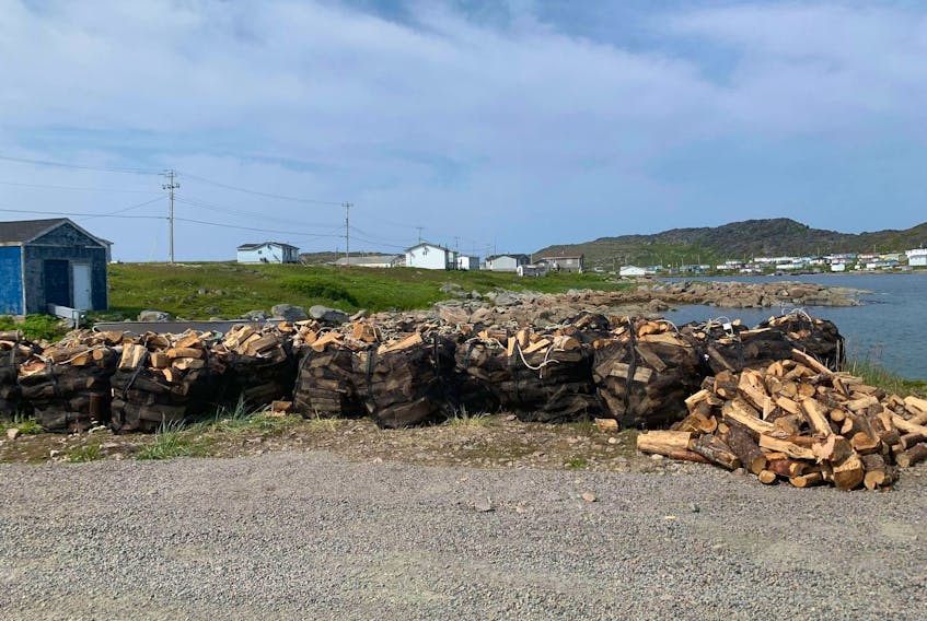 NunatuKavut Community Council delivered 75 cords of firewood last summer to Black Tickle as part of a pilot project. — Contributed