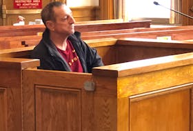 The Crown wants a five-year jail sentence for Leonard Clarke, seen here in court in St. John's Tuesday, for his role as a getaway driver in a 2017 drugstore robbery. Clarke's lawyer is arguing for a four-year prison term instead. TARA BRADBURY/THE TELEGRAM