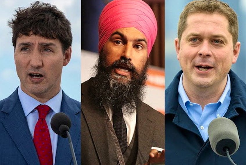 It's doubtful Liberal Leader Justin Trudeau, NDP Leader Jagmeet Singh and Conservative Leader Andrew Scheer could put together a viable coalition.