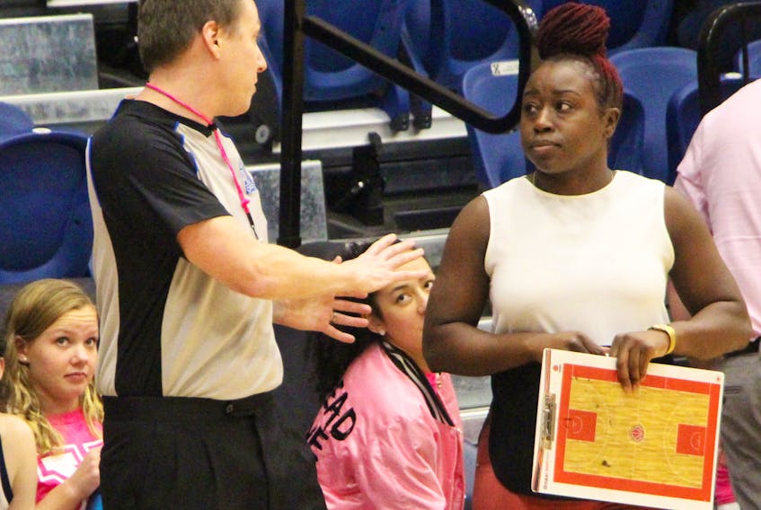 First-year St. F.X. X-Women basketball head coach Lee Anna Osei has been suspended for the rest of the season. Richard MacKenzie