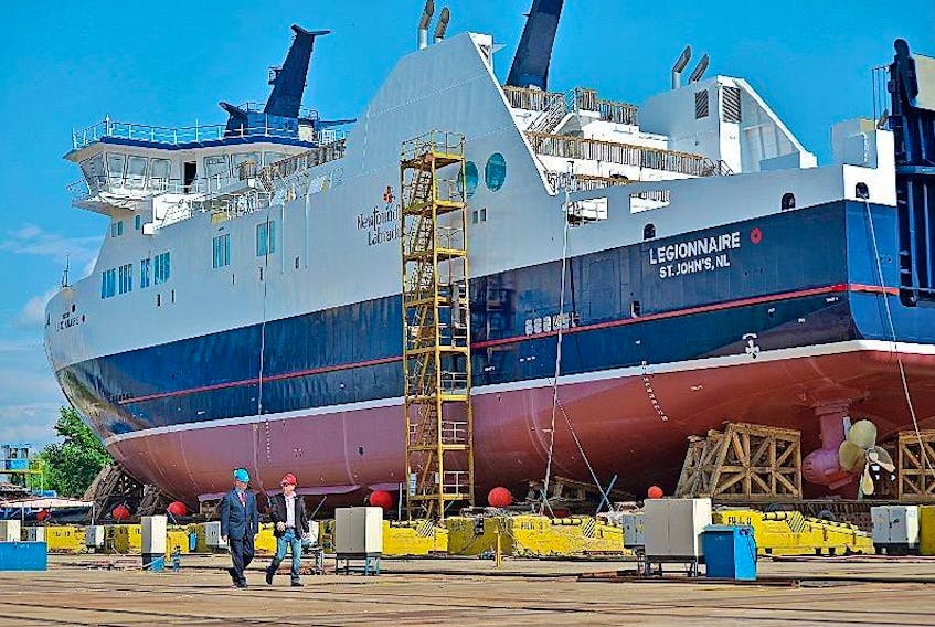 The MV Legionnaire was launched Wednesday at Damen Shipyards in Romania.