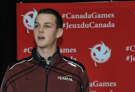 Curler Nathan Young of Torbay, who won a gold medal at the recent World Youth Olympics and who skipped Newfoundland and Labrador’s male entry in the 2019 Canada Winter Games curling competition, was one of the speakers Tuesday as the process for submission of St. John’s bid to host the 2025 Canada Summer Games was announced at Confederation Building. — TheTelegram/Joe Gibbons