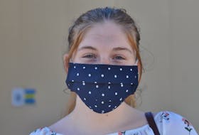 Monday marked the first day of mandatory mask wearing in Newfoundland and Labrador. Shelby Rowe of Corner Brook said she had no issues with having to wearing a mask as she lined up to go shopping at Walmart in Murphy Square the city late in the afternoon.