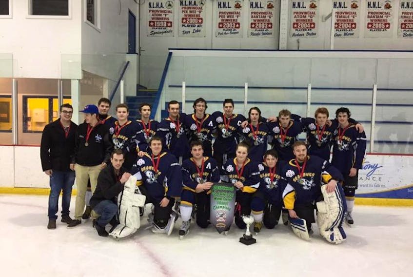 The Lewisporte Midget Seahawks had the luck of the Irish on their side this past weekend as they captured the gold medal at the St. Paddy’s Day Winter Classic hockey tournament in Botwood.