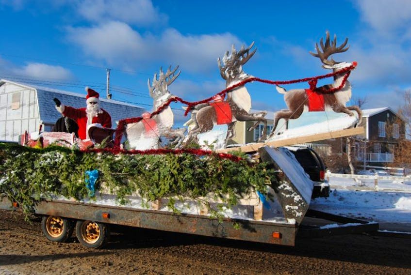 Santa Claus arrived in Twillingate on Dec. 10 to help spread Christmas cheer at the annual Christmas parade. Despite the cold temperatures, crowds gathered to celebrate the season and cheer on the floats as they made their way through town.