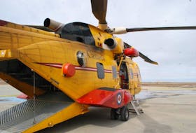 A Cormorant search and rescue helicopter, pictured here in a file photo, was dispatched from 9 Wing Gander after Joint Task Force Atlantic received a distress call from Samson Island in Notre Dame Bay on Tuesday.