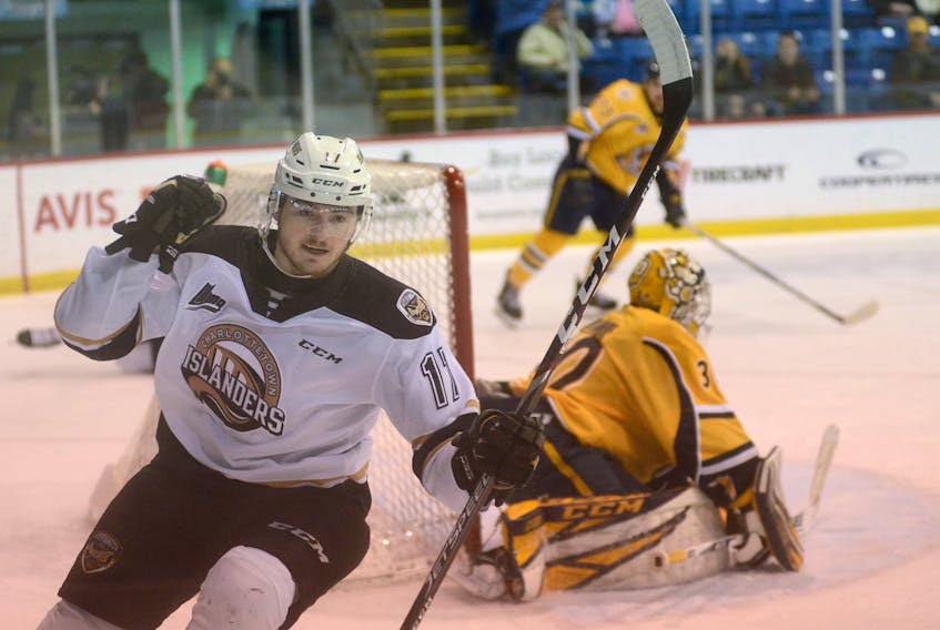 Liam Peyton brings size, toughness and some untapped offensive potential to the Charlottetown Islanders’ lineup next season.
File
