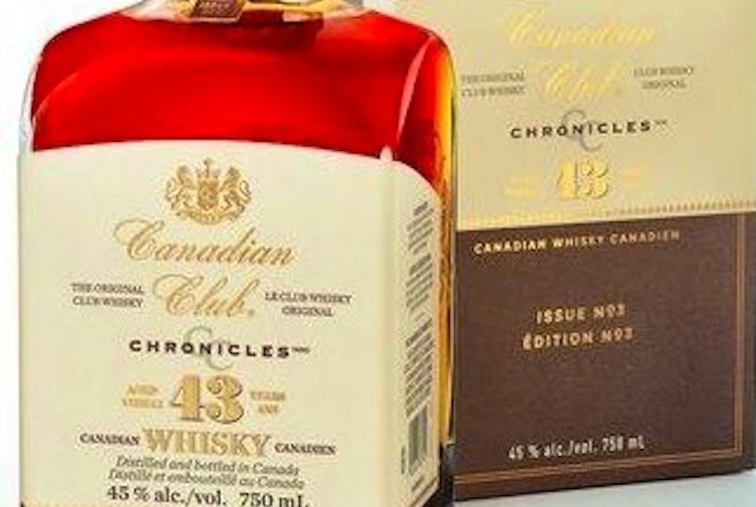 The 43-Year-Old Canadian Club Chronicles has been named Canada's best whisky at the eleventh annual Canadian Whisky Awards.  