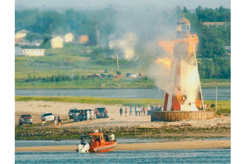 Pictou Bar Light was destroyed by fire July 5, 2004.