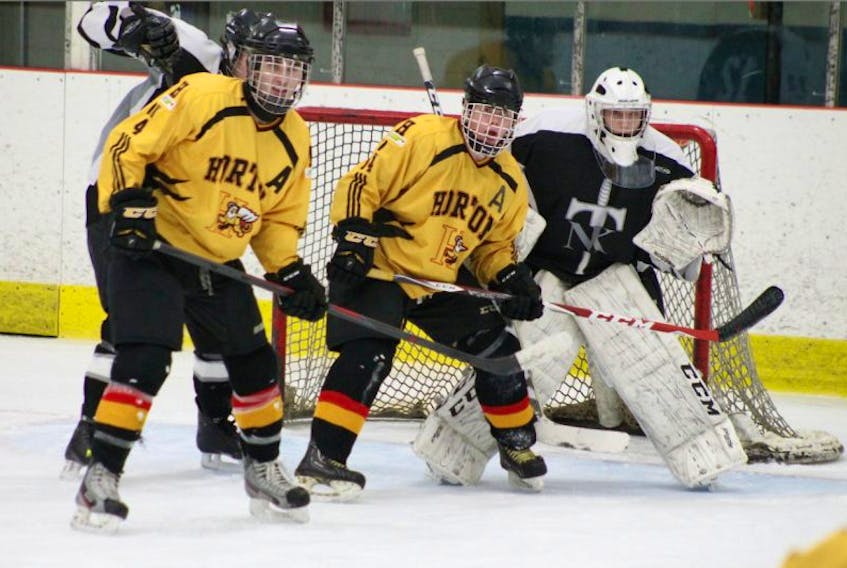 NKEC and Horton will meet in the Western Region D-2 boys' high school hockey final March 22 at 8 p.m. at the Kentville Centennial Arena. With Horton now playing at the D-2 level in boys' hockey, it has made what was already a keen rivalry between the two neighbouring schools that much more intense. The Titans and Griffins have met several times this season, including at the Fred G. Kelly and Art Lightfoot Memorial tournaments, and the season series is pretty much even.