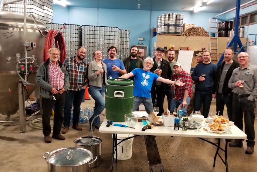 The first beer club meeting of 2020 at Lunn’s Mill Beer Co. in Lawrencetown. CONTRIBUTED 