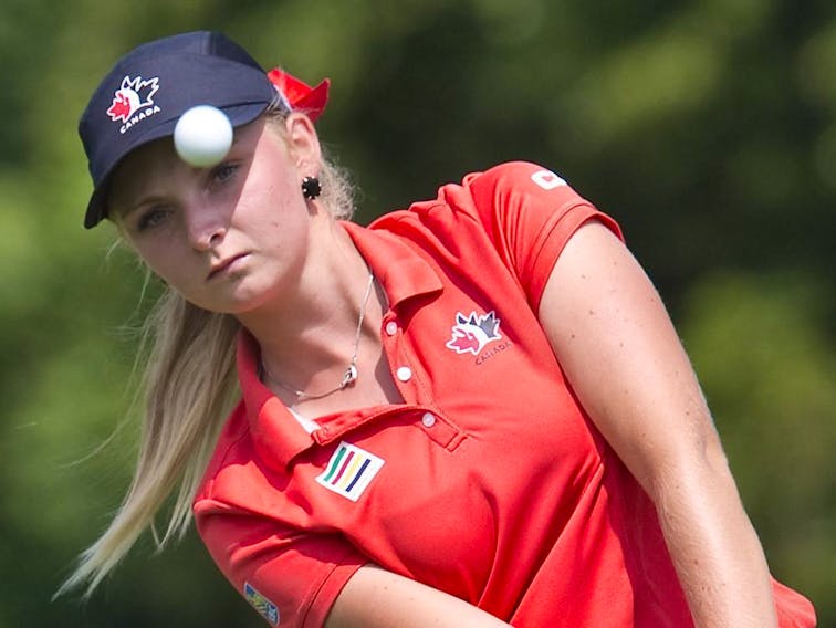 Maddie Szeryk is one of a number of promising young Canadian female golfers. (DEREK RUTTAN/Postmedia files)