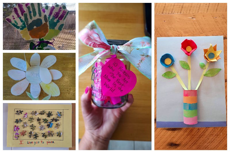 Popsicle Stick Flower Vase Craft for Mother's Day - Happy Toddler Playtime