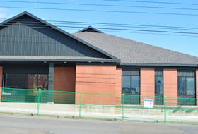 The new Glace Bay Police Station under construction in east division. Despite the COVID-19 crisis, this project and the refit of the Bayplex are moving forward. Sharon Montgomery-Dupe/Cape Breton Post  