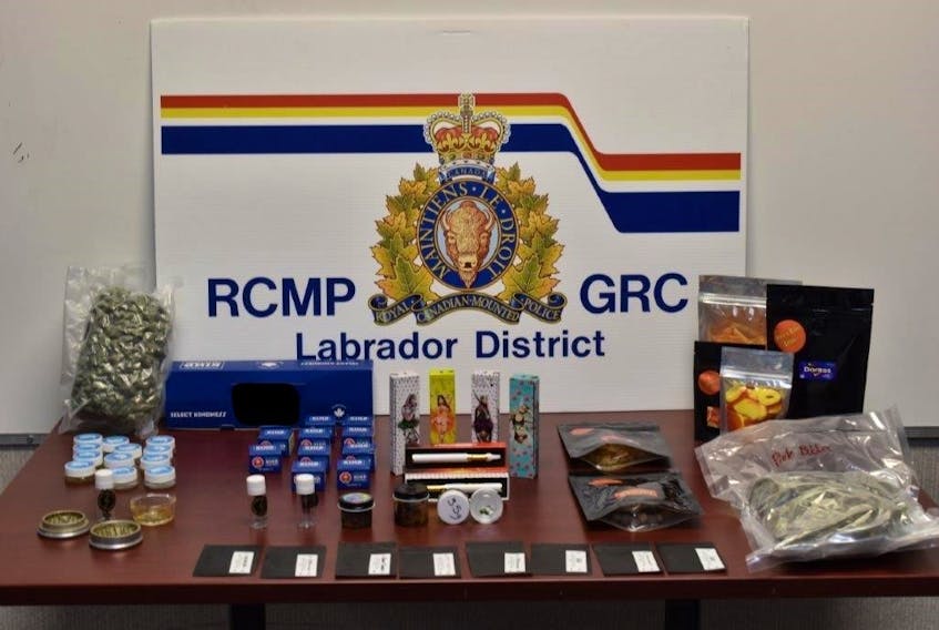 Charges were laid against a man after the seizure of more than 500 grams of illicit cannabis which included dried cannabis, packages of shatter, cannabis wax, hash oil, cannabis vapes and edibles. RCMP photo