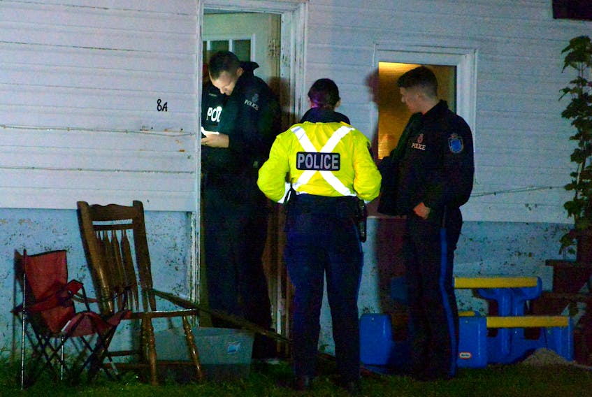 One man was taken to hospital following an apparent stabbing in Mount Pearl Friday night. Keith Gosse/The Telegram