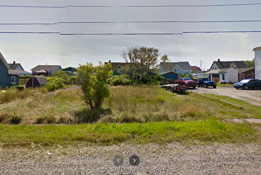 A piece of land for sale by tender on Seventh Street in Glace Bay. CONTRIBUTED • GOOGLE MAPS
