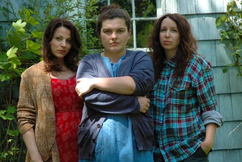 <p>The cast of Valley Summer Theatre’s production of Marion Bridge includes: Francine Deschepper, left, Keelin Jack and Stephanie MacDonald. - Submitted</p>