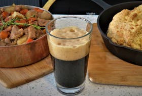 A pint of stout was the inspiration for Mark DeWolf’s St. Patrick’s Day-inspired recipes. Photo: Julia Web