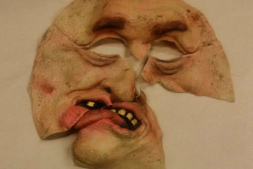 Mask found following robbery.