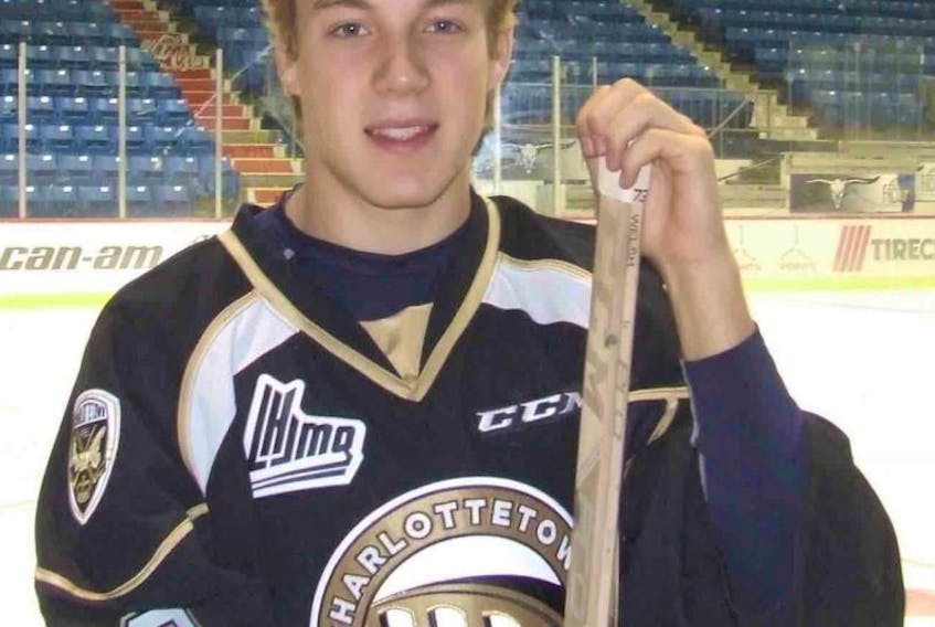 <p>Matthew Welsh of the Charlottetown Islanders hopes to earn the starting goaltender spot in his second Quebec Major Junior Hockey League season.</p>
<p>&nbsp;</p>