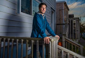 Steve MacKay, photographed outside his house on Robie Street in Halifax on Nov. 1, 2019, is one of thousands of Atlantic Canadians who has lead pipes running into his home.