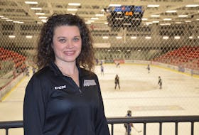 Meaghan MacQueen has been involved in sports for the majority of her life. Following her hockey career, the 28-year-old decided to give back to her community, coaching several hockey teams both locally and provincially and is currently involved with the Cape Breton Blizzard female hockey association. JEREMY FRASER • CAPE BRETON POST