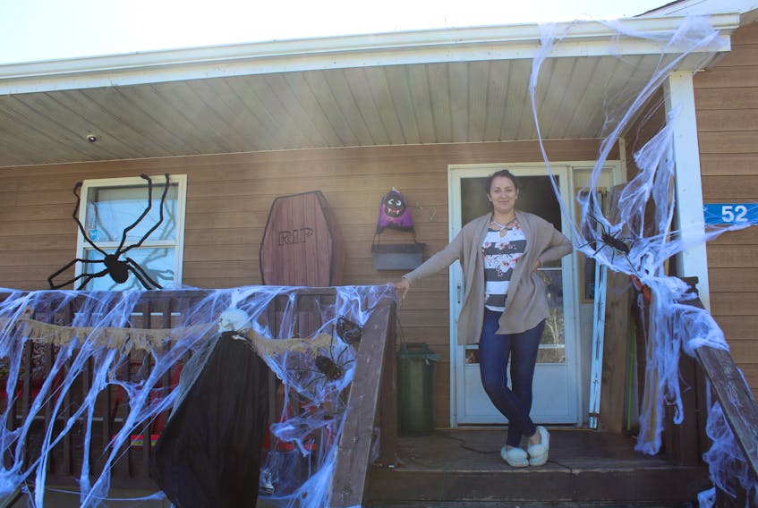 A house along Bradley Street in Membertou First Nation is already in the Halloween spirit. Shauntel Paul is 27 years old and has always loved the holiday. "People who love Christmas like to put up their decorations usually right after Remembrance Day in November, so if they can decorate a month early, why can't I?" said Paul. Oscar Baker III • SaltWire Network