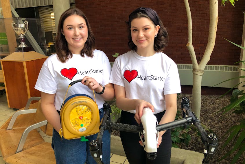 Robyn Budgell (left) and Hannah Blundon are both vice-presidents with Enactus Memorial, a group of students who create entrepreneurial solutions to issues in the community. JUANITA MERCER/THE TELEGRAM
