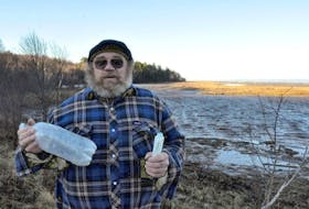 <p>Wayne Patterson of Joggins was walking along the beach last weekend when he came across a bottle containing three messages from girls in Saint John, N.B. The bottle had been set afloat 29 years ago.</p>