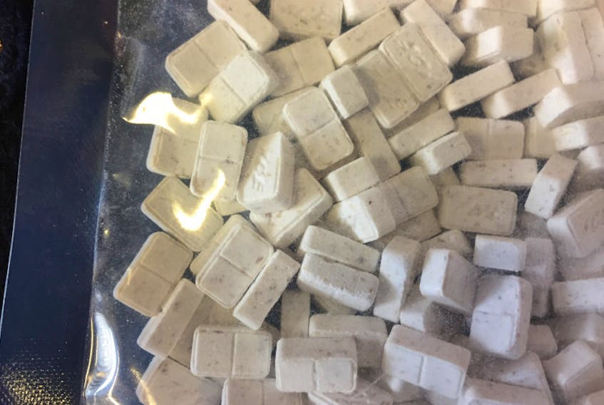 RCMP seize more than 11,000 methamphetamine pills stamped "ICE" or "STAR" during a Jan. 24, 2018 search.