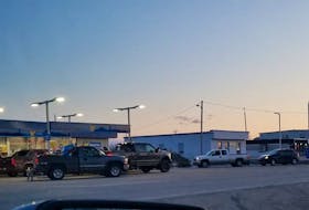There were long lines at every gas station in Happy Valley-Goose Bay on Wednesday, when people found out gas was going up 30 cents per litre the next day. CONTRIBUTED