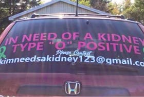 As a means to bringing further attention to her cause, Kim Robinson-Parks is using her car as a billboard to let the public know about her situation. Anyone with O positive blood type that would like to be tested is asked to contact her at kimneedsakidney123@gmail.com. CONTRIBUTED