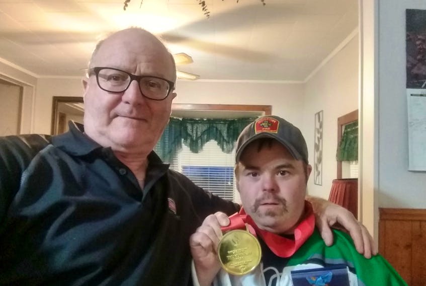 Garth and Travis Perry reflect on Travis' 23 years in Special Olympics P.E.I. 