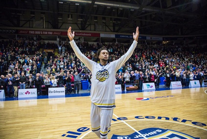 St. John's Edge/Facebook — Charles Hinkle mad 53 points, more than half his team's total, as the St. John's Edge improved to 8-3 on the season with a road win over the Windsor Express Friday night.