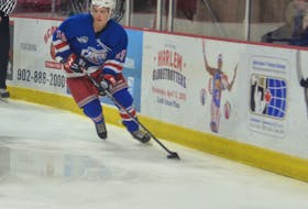Forward Cameron Roberts recorded three points in leading the Summerside Western Capitals to a 6-1 road win over the Miramichi Timberwolves in the Maritime Junior Hockey League on Saturday night.