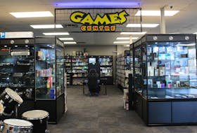 Most Wanted Pawn’s video game section at the recently opened New Glasgow location.
