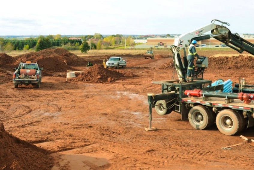 Preliminary work has begun on a major housing development in Charlottetown.<br />The property behind the Charlottetown Mall was once home to the Sherwood Greens.