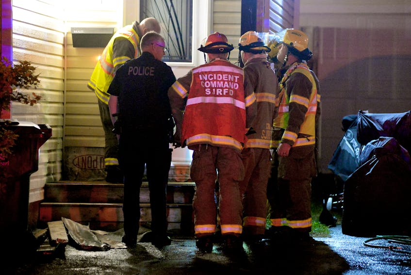 A mount Pearl property was firebombed a third time in less than a week early Monday morning. Keith Gosse/The Telegram