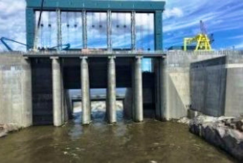 ['The Muskrat Falls spillway was put into operation for the first time this week.']