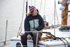 Kirsten Neuschäfer, captain of the Minnehaha, plans to sail her yacht in a race around the world in 2022. But first, she will spend the next several months on P.E.I. working on her vessel. She sailed to the city from Newfoundland earlier this month. 