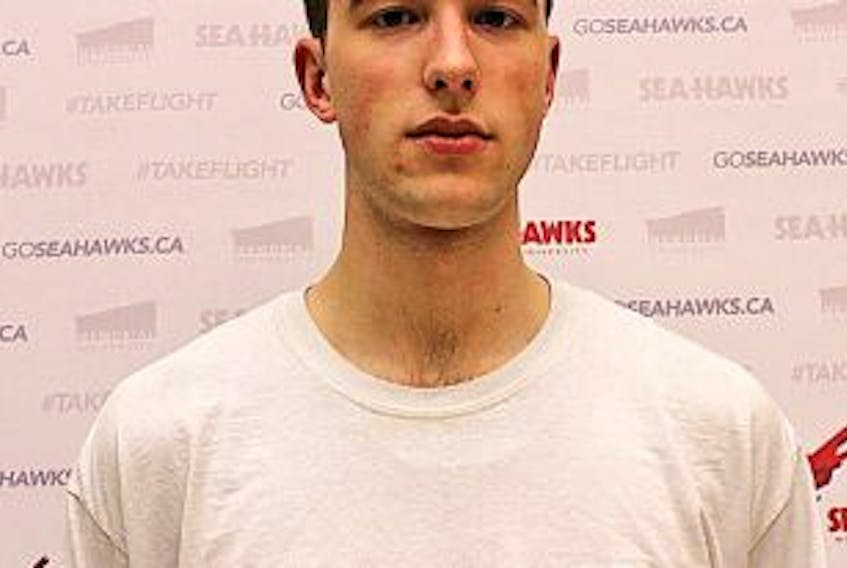 ['<p>Submitted photo</p>\n<p>Nathan Barker felt like he fit in nicely as he helped the Memorial Sea-Hawks sweep the University of New Brunswick Reds in the opening weekend of the Atlantic University Sport men’s basketball program this past weekend at the Field House in St. John’s.</p>']