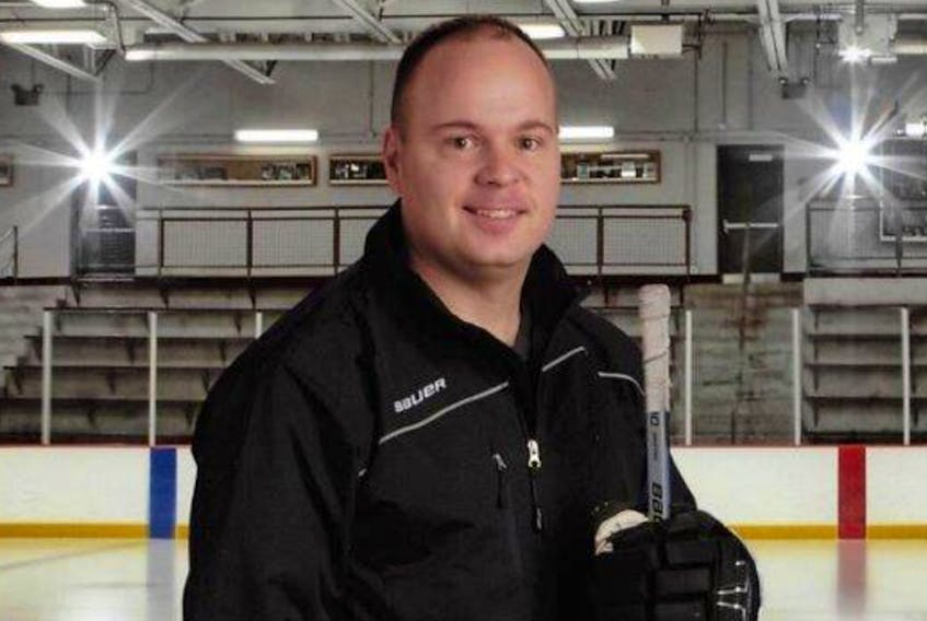 Sgt. Danny Murrin is one of three RCMP officers who serve as volunteer coaches for the western zone’s AA teams for 11-year-olds and 12-year-olds. - Photo Contributed.