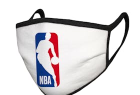 A face-covering with the NBA logo is now on offer.