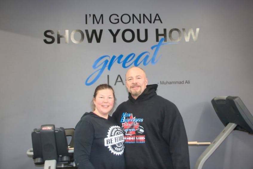 Tracy and Troy Ferguson are excited about showing off their newly renovated gym, at 312 Pictou Rd., in Bible Hill. They’re holding a reopening celebration on Saturday.